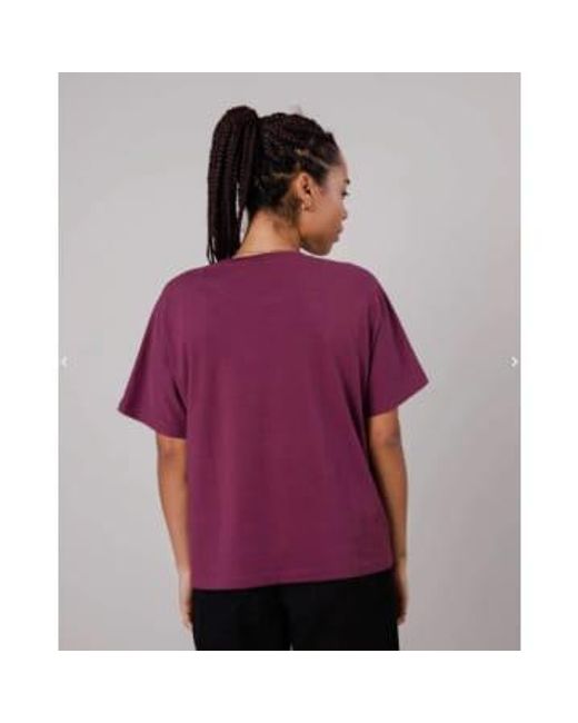 Brava Fabrics Purple Oversize Antonay Fleurs T Shirt Size Xs