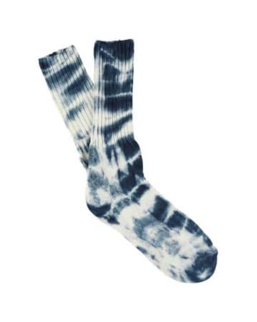Escuyer Blue Graphite Tie Dye Socks 39-45