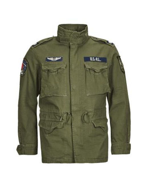 M65 Combat Lined Jacket di Polo Ralph Lauren in Green da Uomo