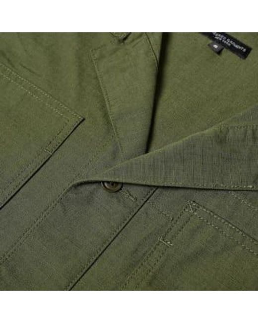 Chaqueta la camisa la fatiga Olive Algodón Ripstop Engineered Garments de hombre de color Green