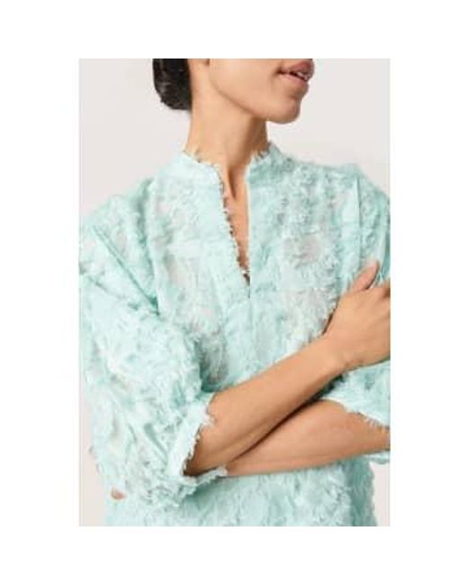 Soaked In Luxury Green Slzienna Blouse M