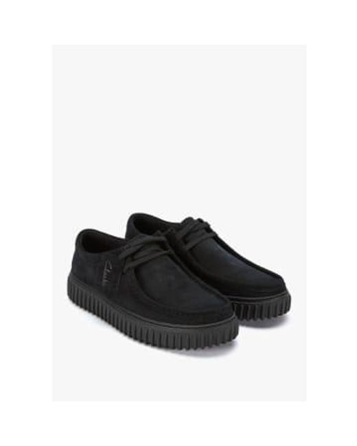 Clarks Black S Torhill Lo Shoes for men