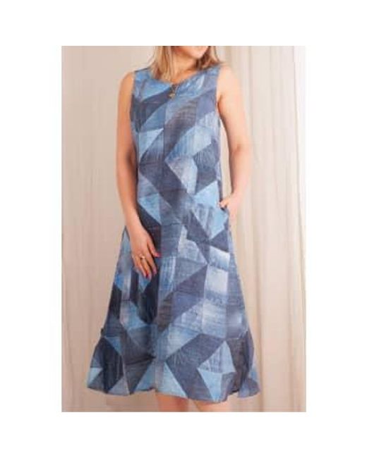 Elemente Clemente Blue Som Reversible Dress 10