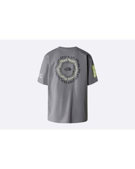 The North Face Gray Nse Graphic Tee Smoked Pearl for men