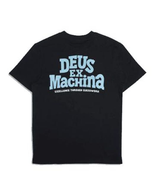 Deus Ex Machina Black New Redline Tee S for men