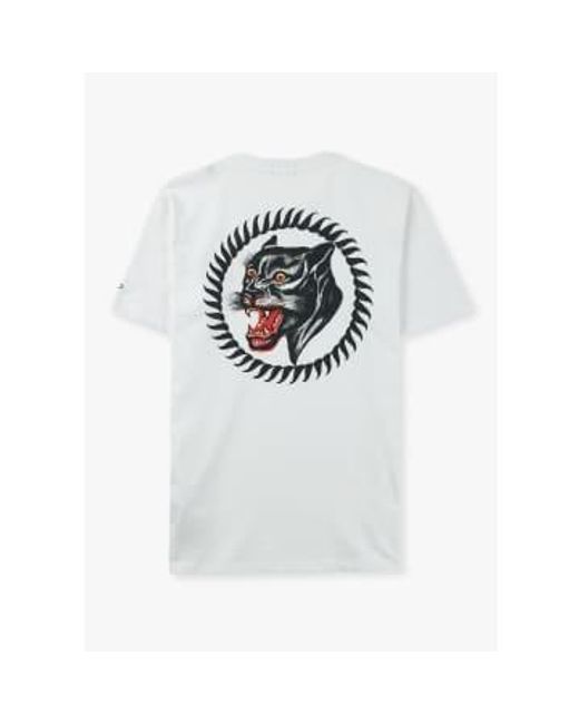 Replay White S Custom Garage Print T-shirt for men