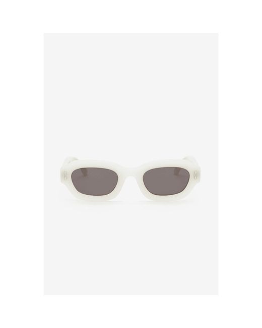 Isabel Marant Sunglasses Kelsy Sunglasses in White | Lyst
