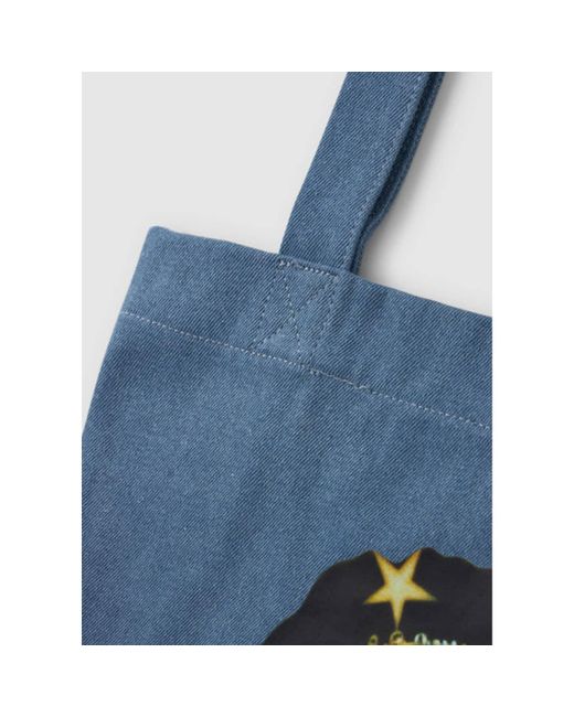 Fiorucci S Oversize Denim Angel Tote Bag in Blue | Lyst
