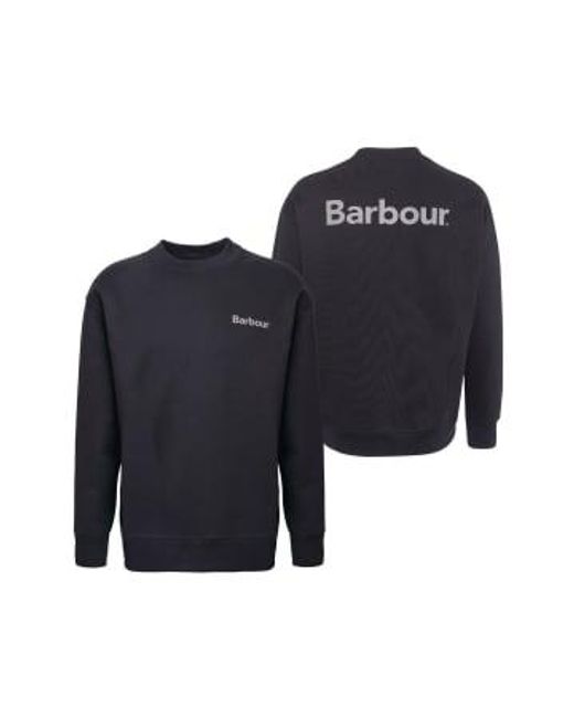 Barbour Heritage plus nicholas sweatshirt schwarz in Blue für Herren