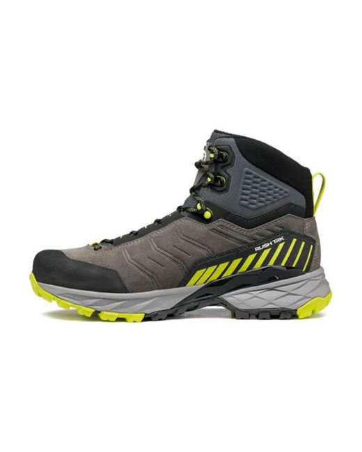 SCARPA Rush Trk Gtx Titanium/lime Shoes in Gray for Men | Lyst
