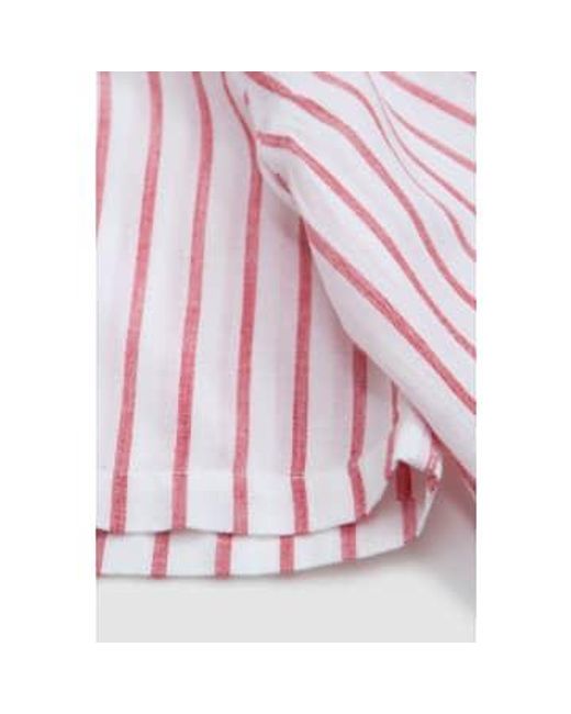 Portuguese Flannel Pink Beach Cabin Shirt S for men