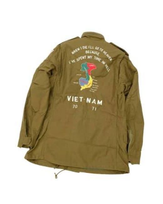 Buzz Rickson's Green M-65 1st Ops Squadron Jacket for men