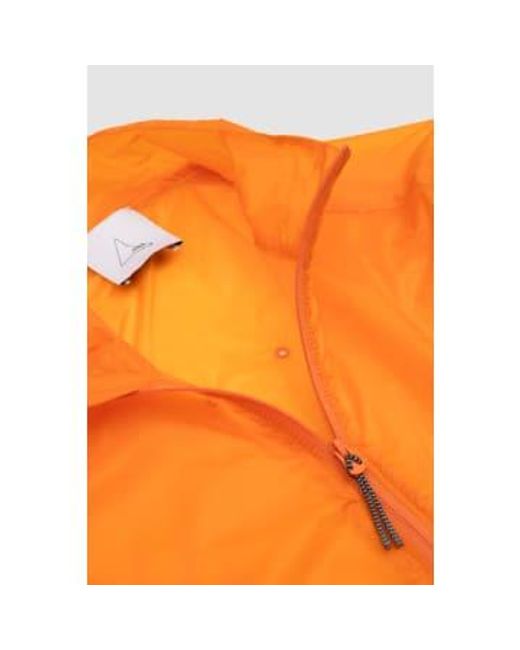 Roa Orange Packable Wind Jacket Iceland Poppy S