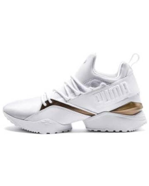 PUMA White Muse Maia Luxe Shoes 36