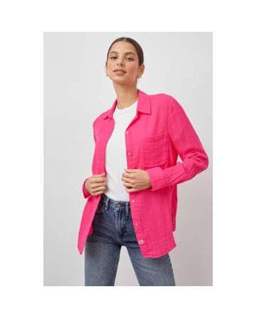Camisa ellis Rails de color Pink