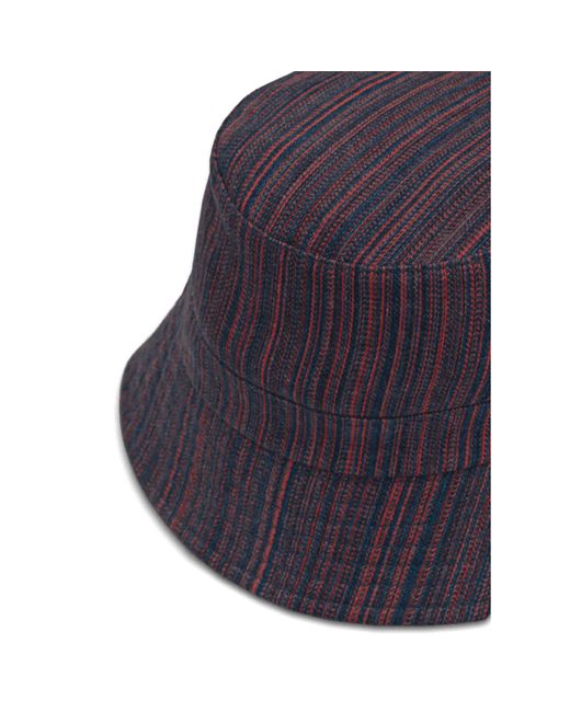 YMC Upcycled Cotton Stripe Denim Bucket 