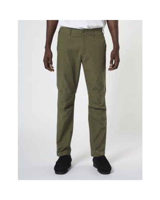 A nosotros. pantalones personalizados lavado algodón sateen Maharishi de hombre de color Green