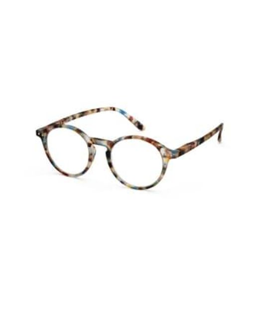 Izipizi Metallic #d Iconic Reading Glasses Tortoise +1