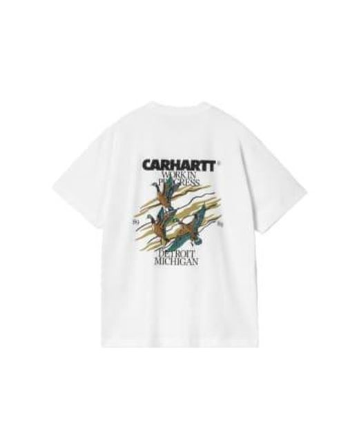 Carhartt Ss ducks t -shirt in White für Herren
