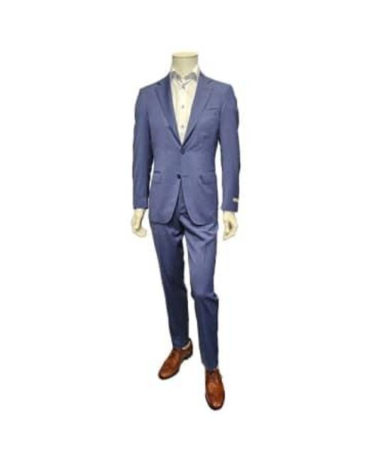 Canali Blue Light Micro Check Modern Fit Suit 13280/31/7r-bf00259/404 48 for men