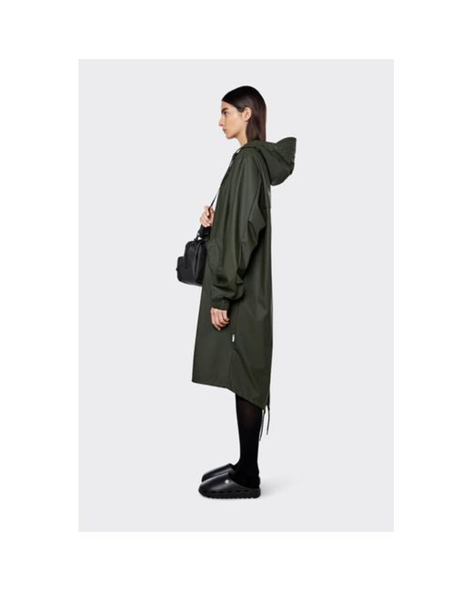 Rains Fishtail Parka in Green | Lyst