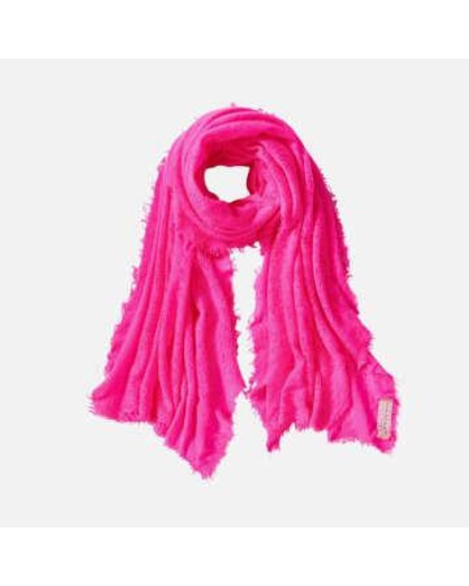 PUR SCHOEN Hand Felted Cashmere Soft Scarf Pink + Gift Wool