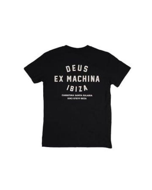 Deus Ex Machina Black Ibiza Adress Tee Xl for men