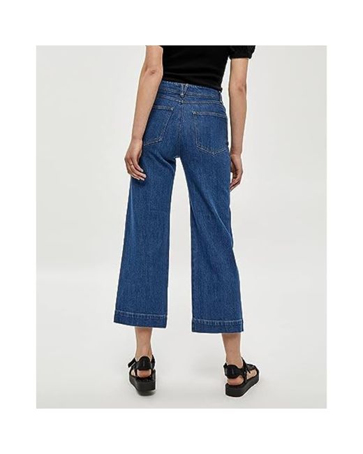 Desires Florence Denim Trousers in Blue | Lyst