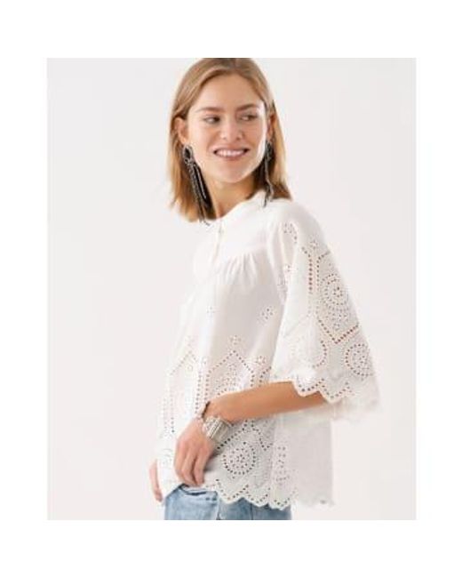 Louise Blouse di Lolly's Laundry in White