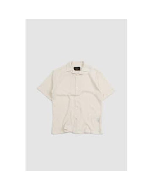 Portuguese Flannel White Ground Shirt Xs for men