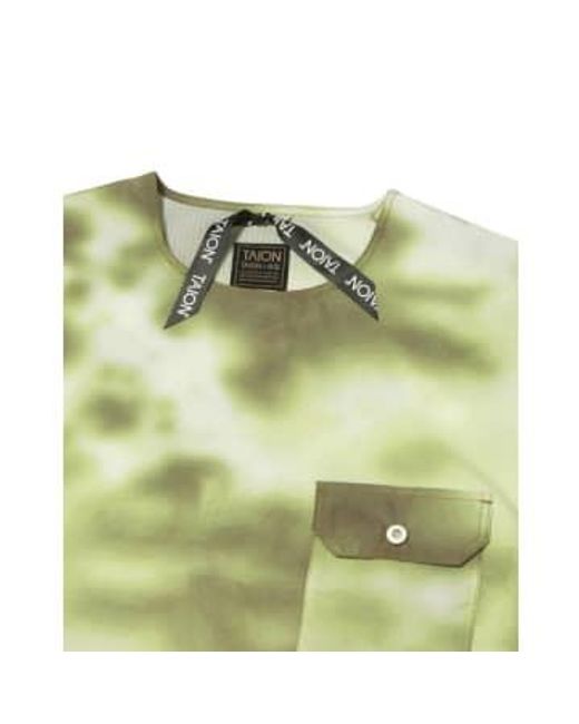 Taion Green Vest Cs01ndml Tye Dye for men