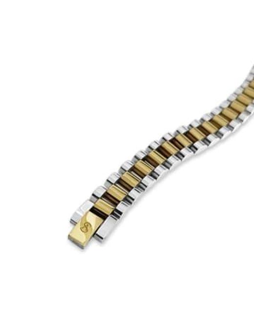 Anisa Sojka Metallic Chunky Watch Band Bracelet /gold /gold / Os