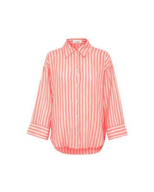 Camisa slbelira 3/4 Soaked In Luxury de color Pink