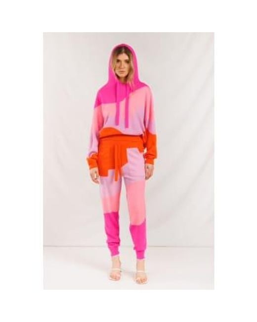 Crush Pink Wave Faro jogger In Papaya/confetti/cosmo/crush Uk8