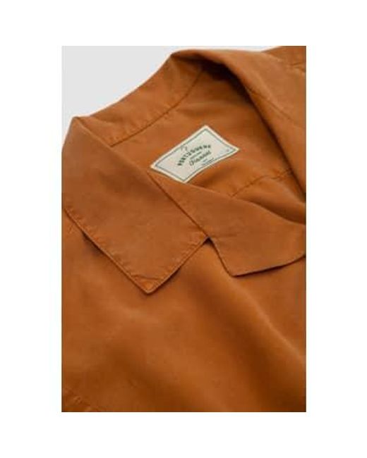 Portuguese Flannel Brown Dogtown Shirt Cinnamon Xs for men