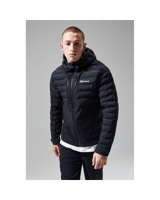 Berghaus S Theran Hybrid Hooded Jacket in Blue for Men | Lyst