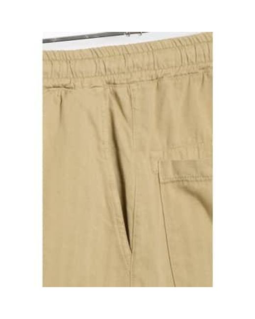 Universal Works Natural Lumber Shorts Herringbone Cotton P28022 for men