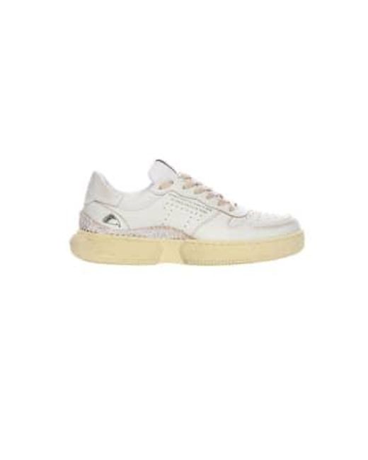 TRYPEE White Shoes S133 Suola Beige M 45