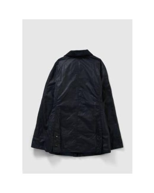 Barbour Blue S Classic Beadnell Wax Jacket