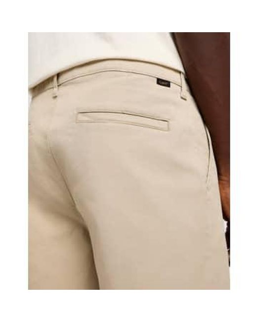 Lee Jeans Natural Chino Shorts Stone 30 / for men