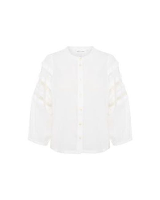 Chemikb blouse Karen By Simonsen en coloris White