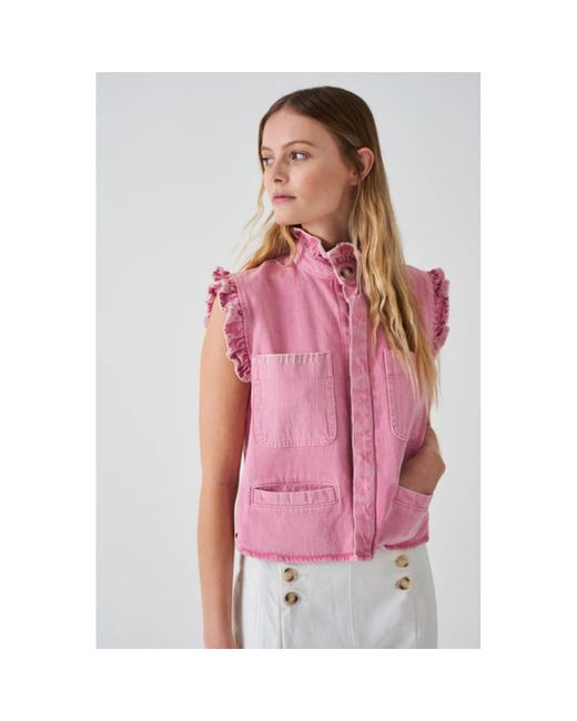 seventy + mochi Pink Pablo Candy Floss Waistcoat