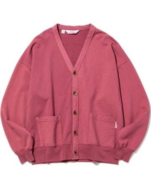 Battenwear Pink Neighbor Cardigan L for men