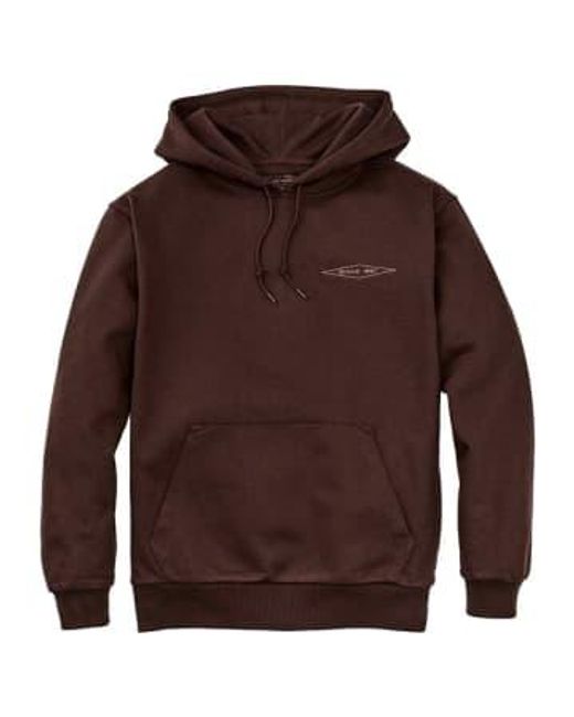Filson Prospector bestickter hoodie in Brown für Herren