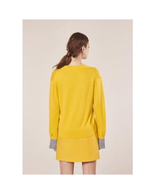 Primrose Sweater di Tara Jarmon in Yellow