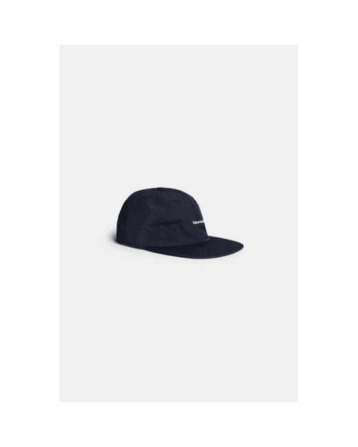 Edmmond Studios Navy Mini Logo Cap Hat in Blue for Men | Lyst