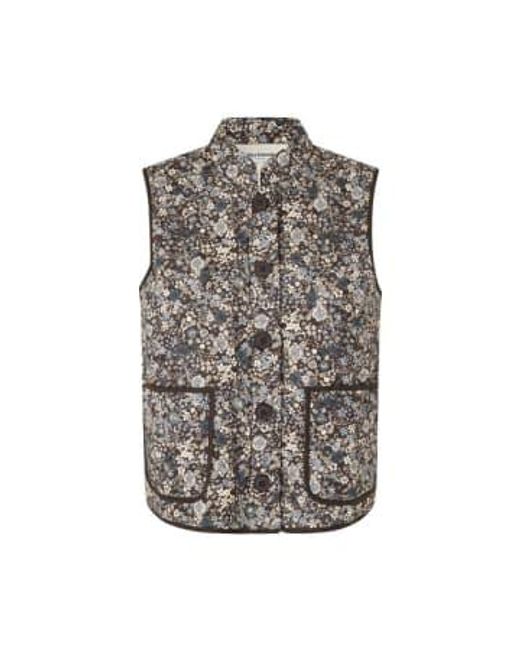Lolly's Laundry Black Cairo Washed Quilted Vest Xs