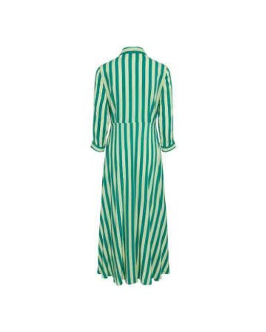 Y.A.S Green | Savanna Long Shirt Dress Quiet / Jelly Bean Xs