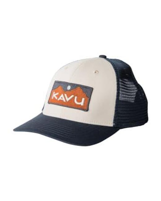 Kavu Blue Above Standard Cap for men