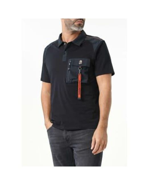 Parajumpers Black S Rescue Polo Shirt for men
